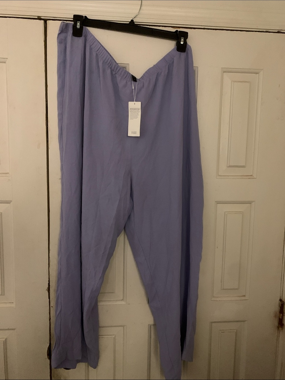 Eileen Fisher Lavender Silk pants